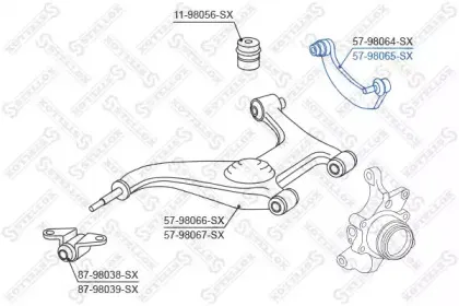 Рычаг независимой подвески колеса, подвеска колеса STELLOX купить