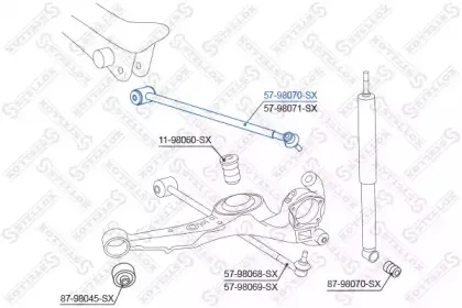 Рычаг независимой подвески колеса, подвеска колеса STELLOX купить