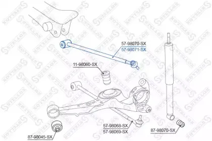 Рычаг независимой подвески колеса, подвеска колеса STELLOX купить