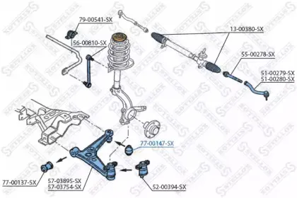 Подвеска, рычаг независимой подвески колеса STELLOX купить