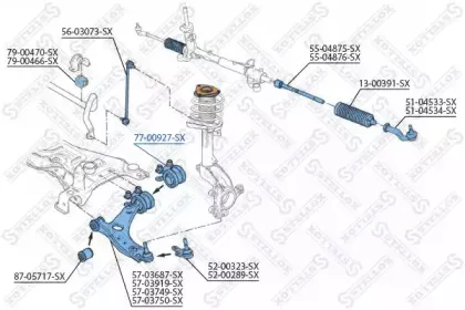 Подвеска, рычаг независимой подвески колеса STELLOX купить