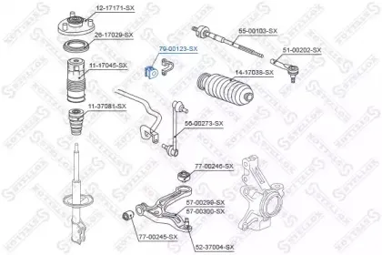 Опора, стабилизатор STELLOX купить