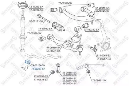 Опора, стабилизатор STELLOX купить