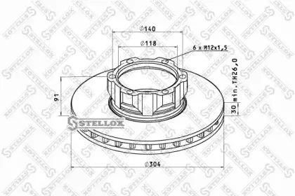 Тормозной диск STELLOX купить