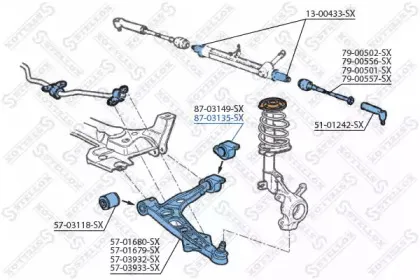 Подвеска, рычаг независимой подвески колеса STELLOX купить