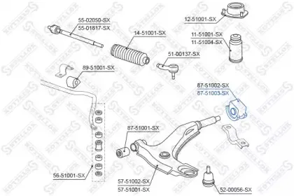 Подвеска, рычаг независимой подвески колеса STELLOX купить