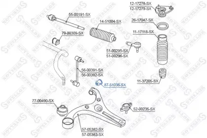 Подвеска, рычаг независимой подвески колеса STELLOX купить