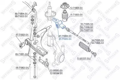 Подвеска, рычаг независимой подвески колеса STELLOX купить