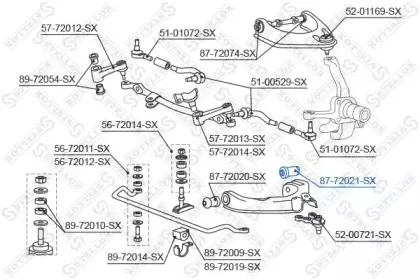 Подвеска, рычаг независимой подвески колеса STELLOX купить