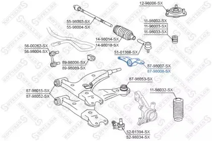 Подвеска, рычаг независимой подвески колеса STELLOX купить