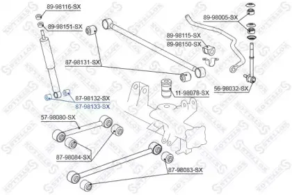 Подвеска, рычаг независимой подвески колеса STELLOX купить
