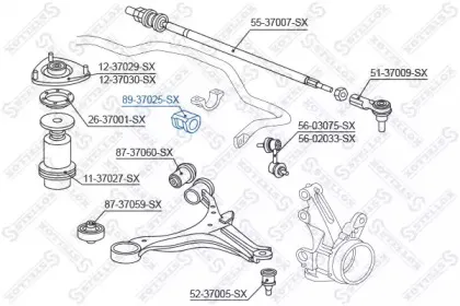 Опора, стабилизатор STELLOX купить