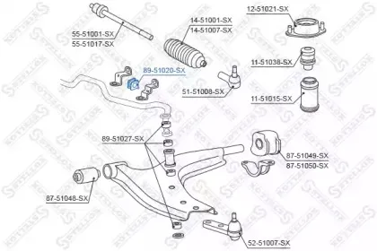 Опора, стабилизатор STELLOX купить