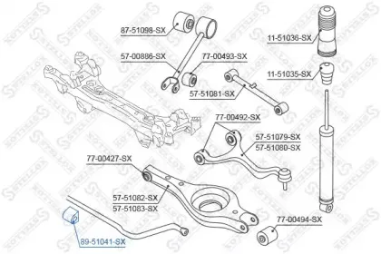Опора, стабилизатор STELLOX купить
