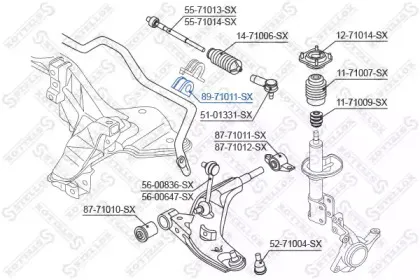 Опора, стабилизатор STELLOX купить