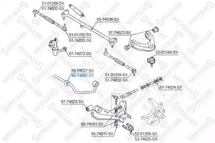 Опора, стабилизатор STELLOX купить