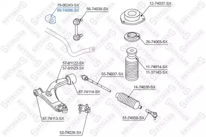 Опора, стабилизатор STELLOX купить