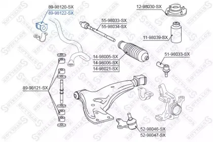 Опора, стабилизатор STELLOX купить