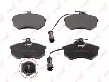 Комплект тормозных колодок, дисковый тормоз LYNXauto купить