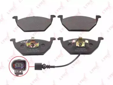 Комплект тормозных колодок, дисковый тормоз LYNXauto купить