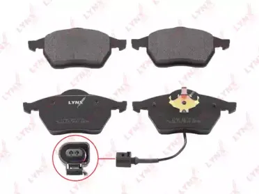 Комплект тормозных колодок, дисковый тормоз LYNXauto купить