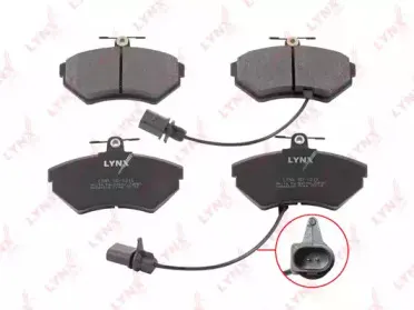 Комплект тормозных колодок, дисковый тормоз LYNXauto купить