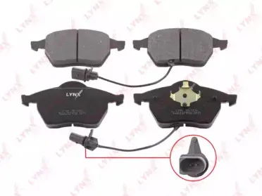 Комплект тормозных колодок, дисковый тормоз LYNXauto купить