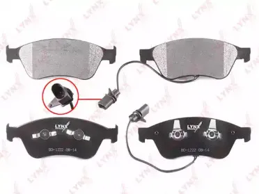 Комплект тормозных колодок, дисковый тормоз LYNXauto купить