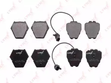 Комплект тормозных колодок, дисковый тормоз LYNXauto купить
