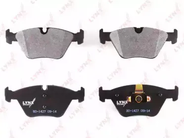 Комплект тормозных колодок, дисковый тормоз LYNXauto купить