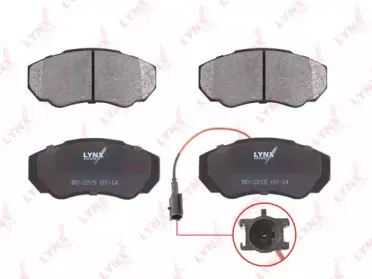 Комплект тормозных колодок, дисковый тормоз LYNXauto купить