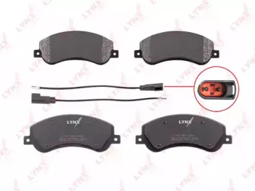 Комплект тормозных колодок, дисковый тормоз LYNXauto купить