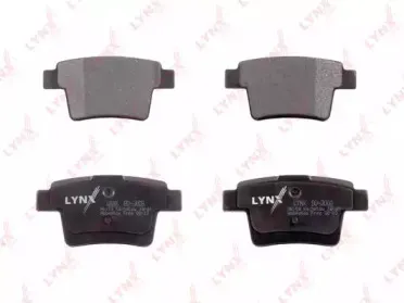 Комплект тормозных колодок, дисковый тормоз LYNXauto купить