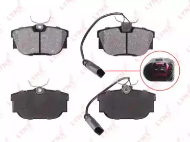 Комплект тормозных колодок, дисковый тормоз LYNXauto купить