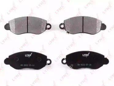 Комплект тормозных колодок, дисковый тормоз LYNXauto купить