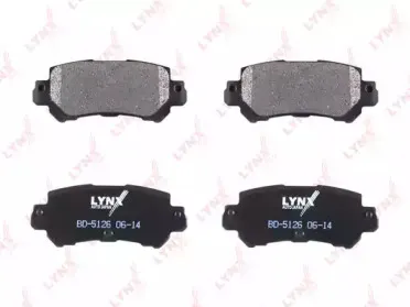 Комплект тормозных колодок, дисковый тормоз LYNXauto купить