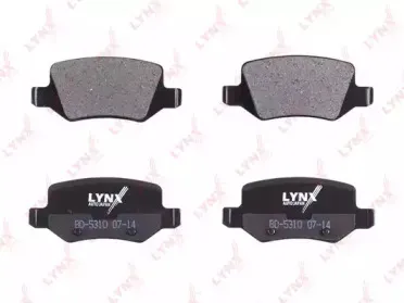 Комплект тормозных колодок, дисковый тормоз LYNXauto купить