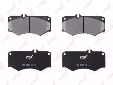 Комплект тормозных колодок, дисковый тормоз LYNXauto купить