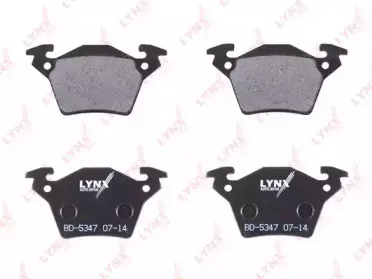 Комплект тормозных колодок, дисковый тормоз LYNXauto купить