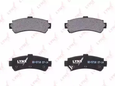 Комплект тормозных колодок, дисковый тормоз LYNXauto купить