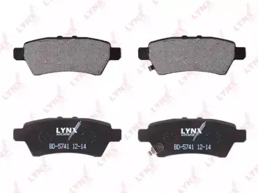 Комплект тормозных колодок, дисковый тормоз LYNXauto купить