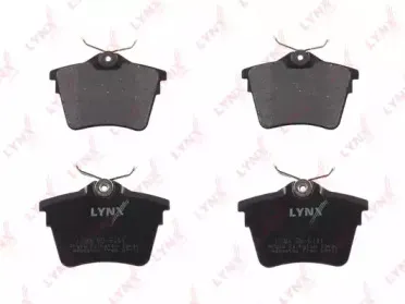 Комплект тормозных колодок, дисковый тормоз LYNXauto купить