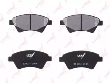 Комплект тормозных колодок, дисковый тормоз LYNXauto купить