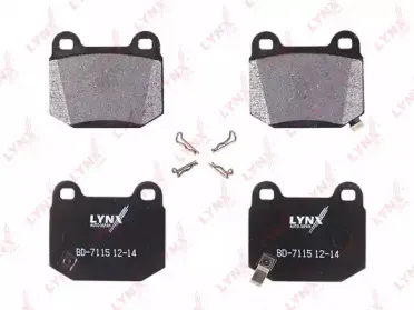 Комплект тормозных колодок, дисковый тормоз LYNXauto купить