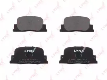 Комплект тормозных колодок, дисковый тормоз LYNXauto купить