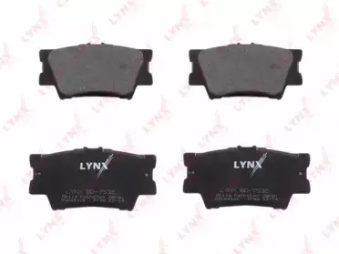 Комплект тормозных колодок, дисковый тормоз LYNXauto купить