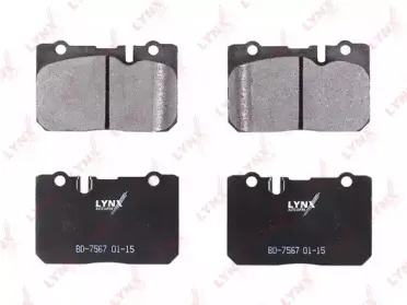 Комплект тормозных колодок, дисковый тормоз LYNXauto купить