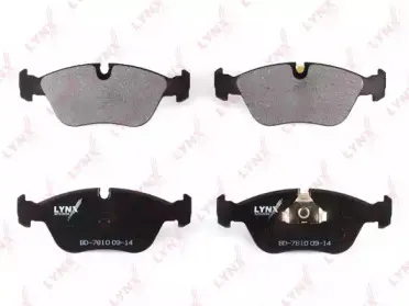 Комплект тормозных колодок, дисковый тормоз LYNXauto купить