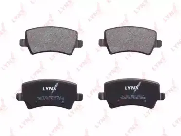 Комплект тормозных колодок, дисковый тормоз LYNXauto купить