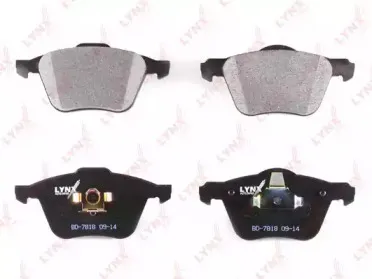 Комплект тормозных колодок, дисковый тормоз LYNXauto купить